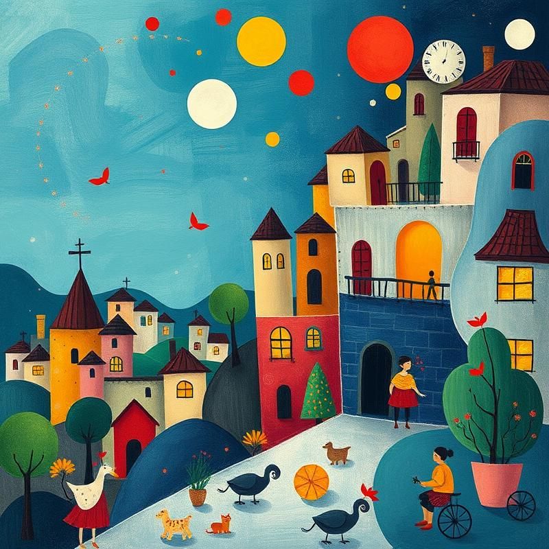 naive art style AI art