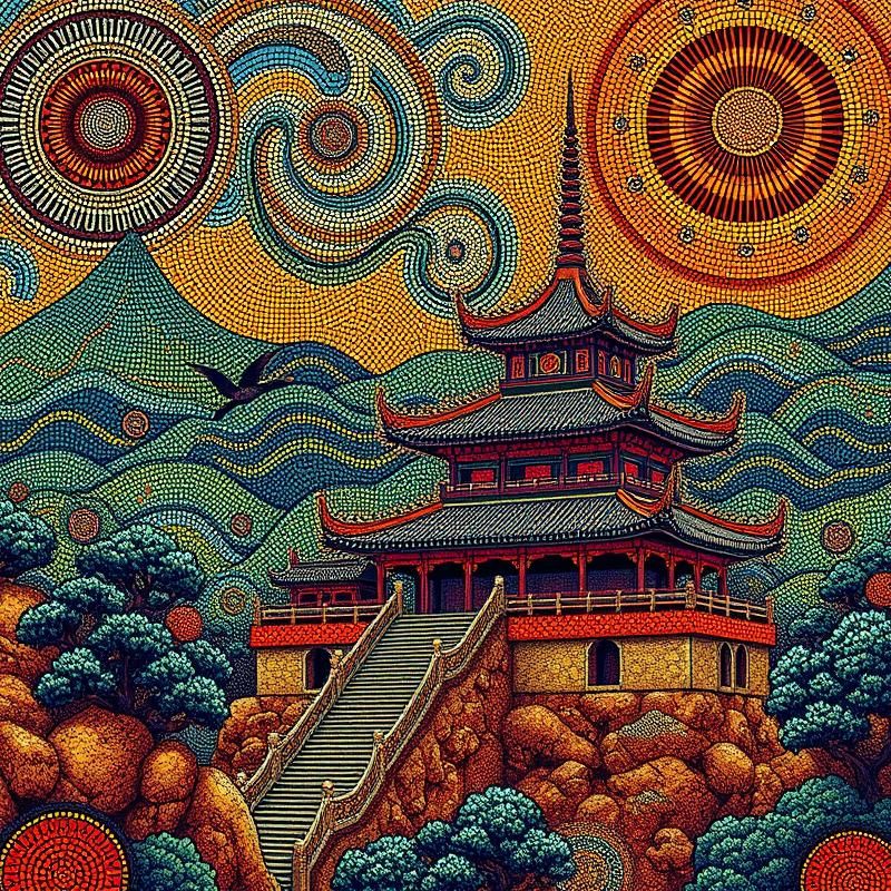 aboriginal art style AI art