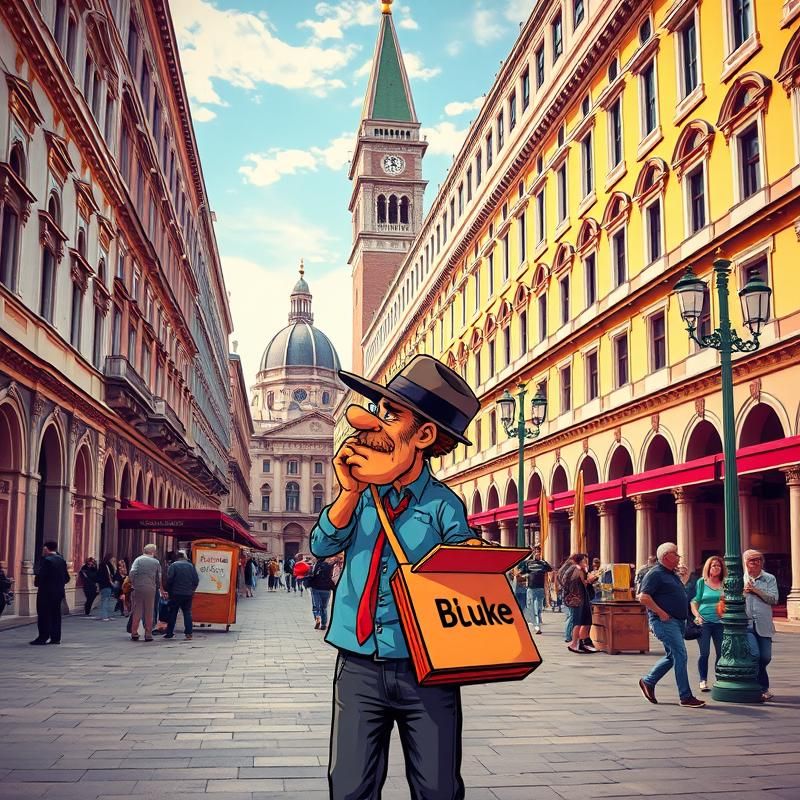 lowbrow art style AI art