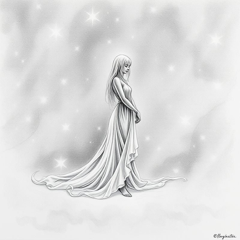 pencil sketch style AI art