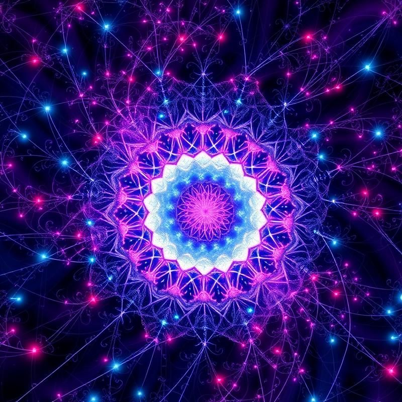 fractal art style AI art