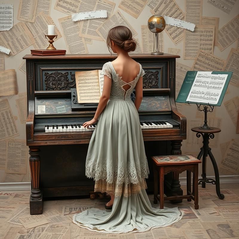 collage style AI art