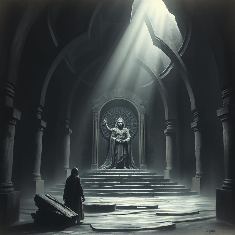 charcoal drawing style AI art