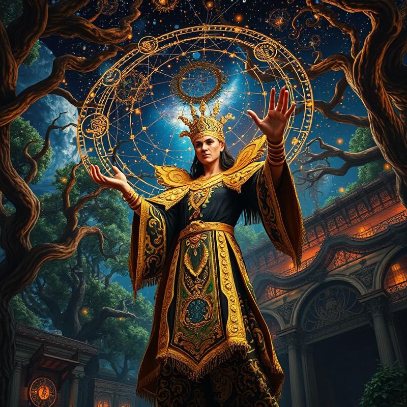 maximalist style AI art
