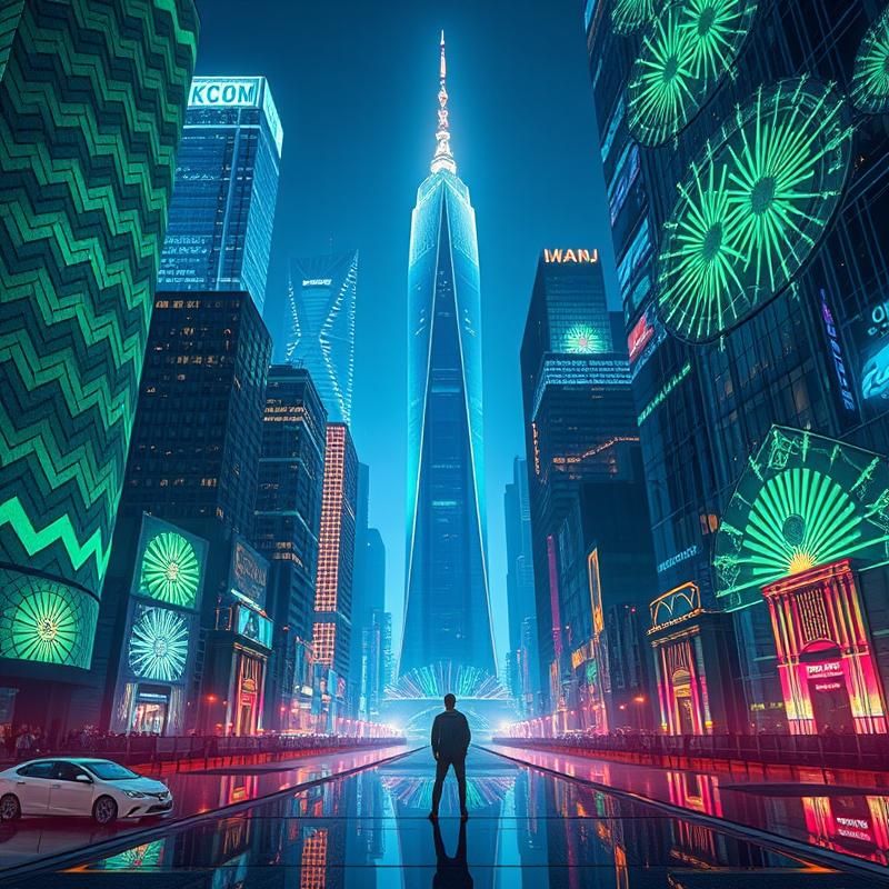 art deco style AI art