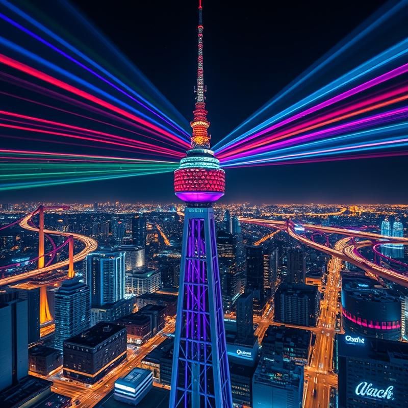 light painting style AI art