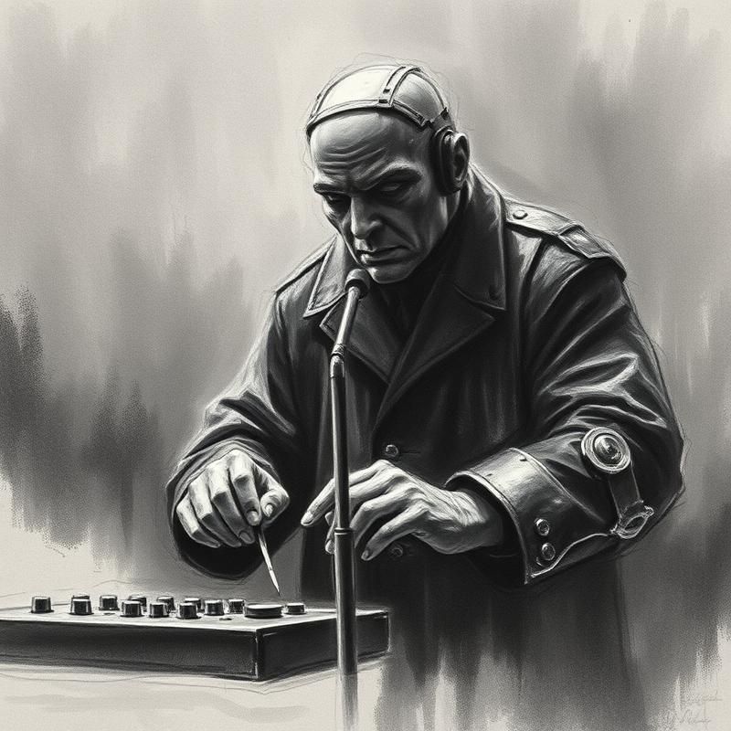 charcoal drawing style AI art