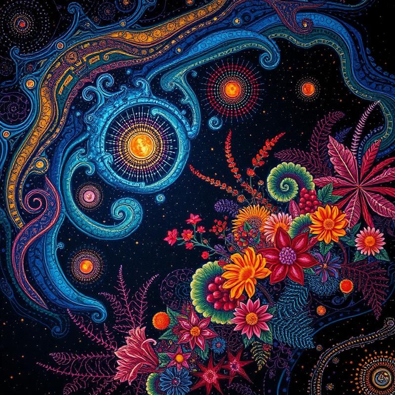 aboriginal art style AI art