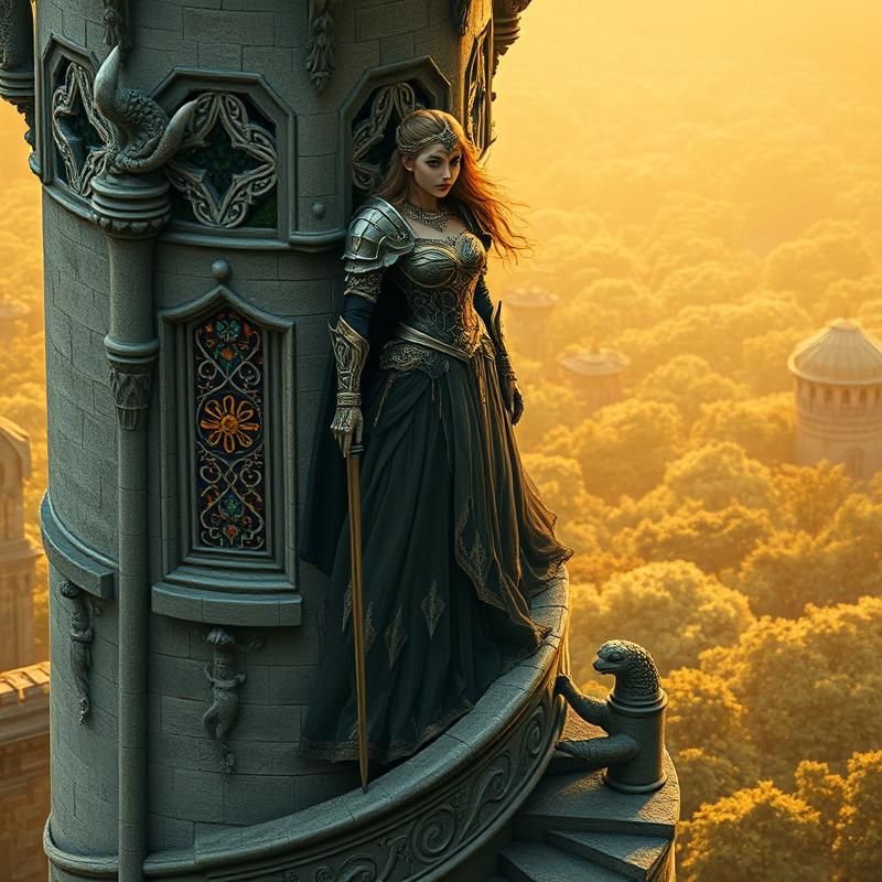 medieval style AI art