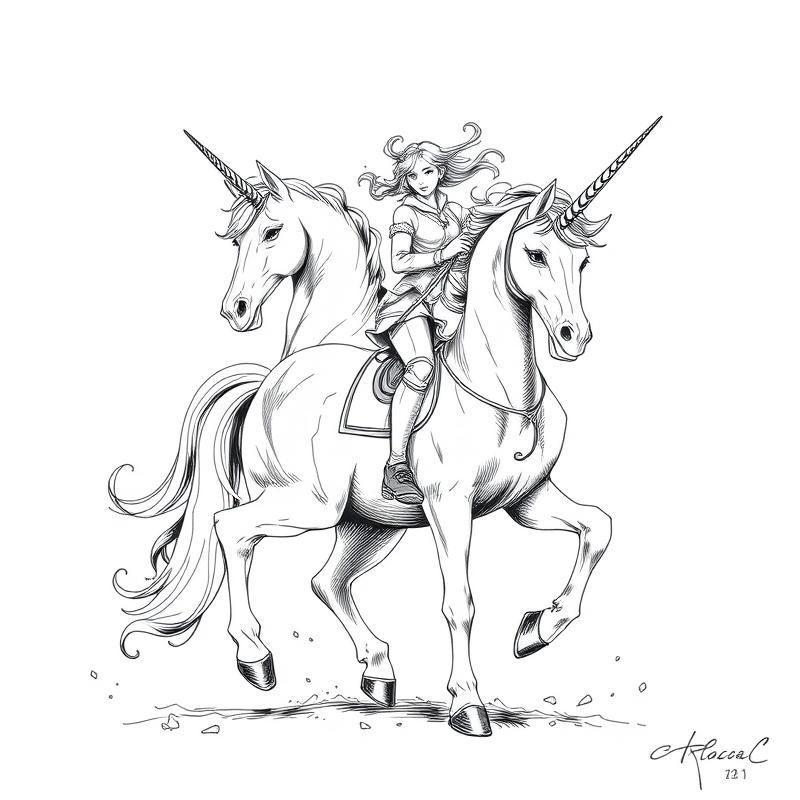 ink drawing style AI art