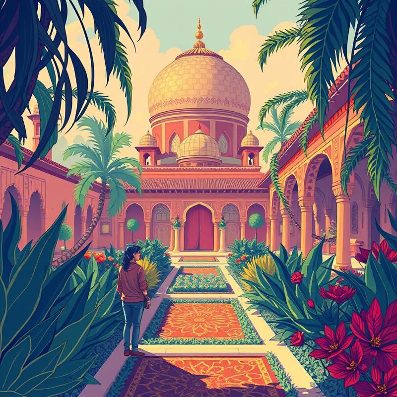lithograph style AI art