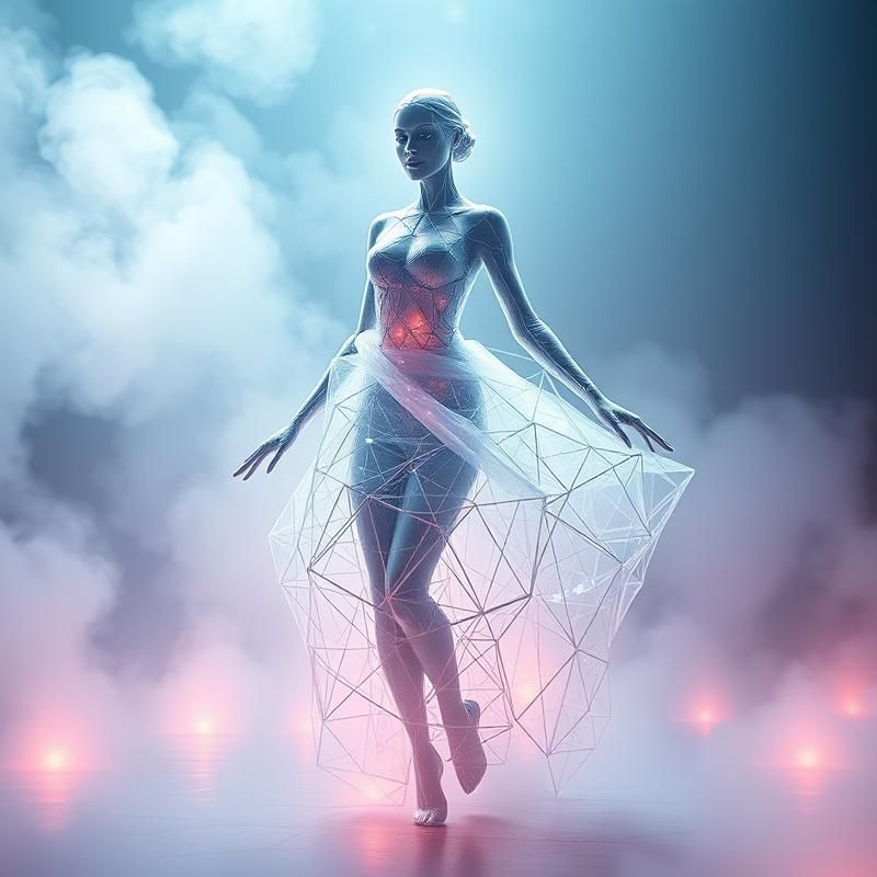 geometric style AI art