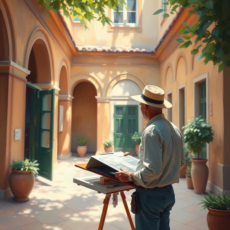 impressionism style AI art