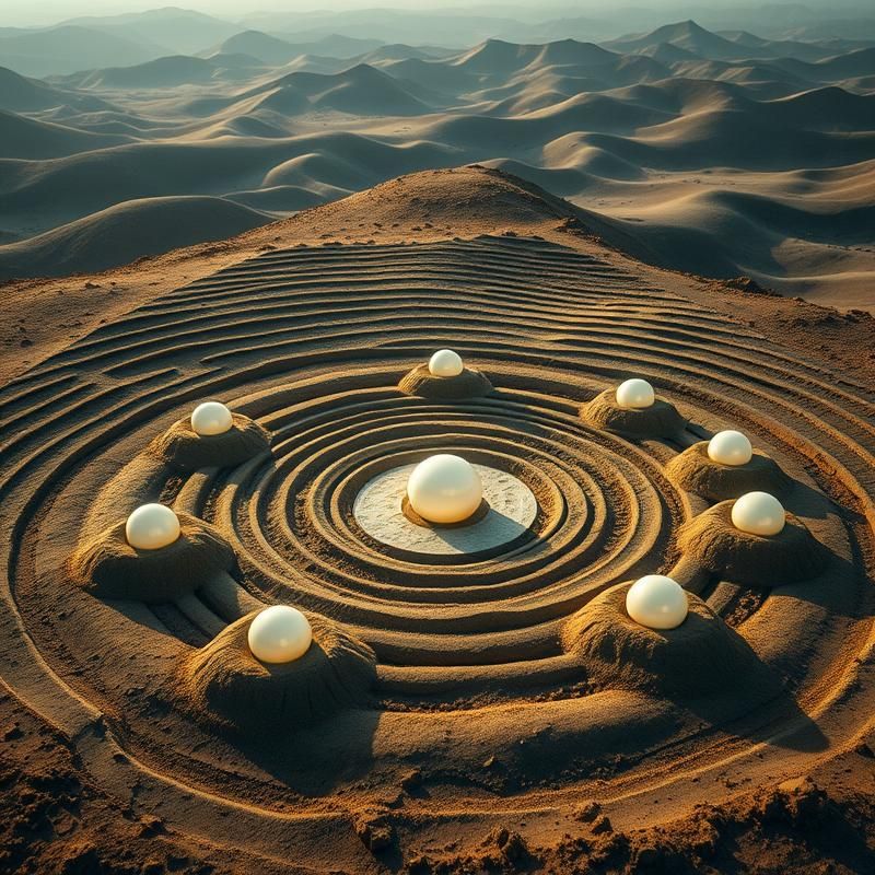 land art style AI art