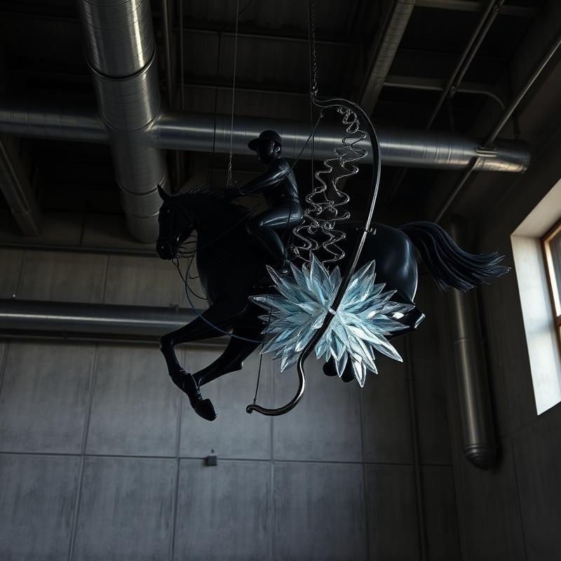 installation art style AI art