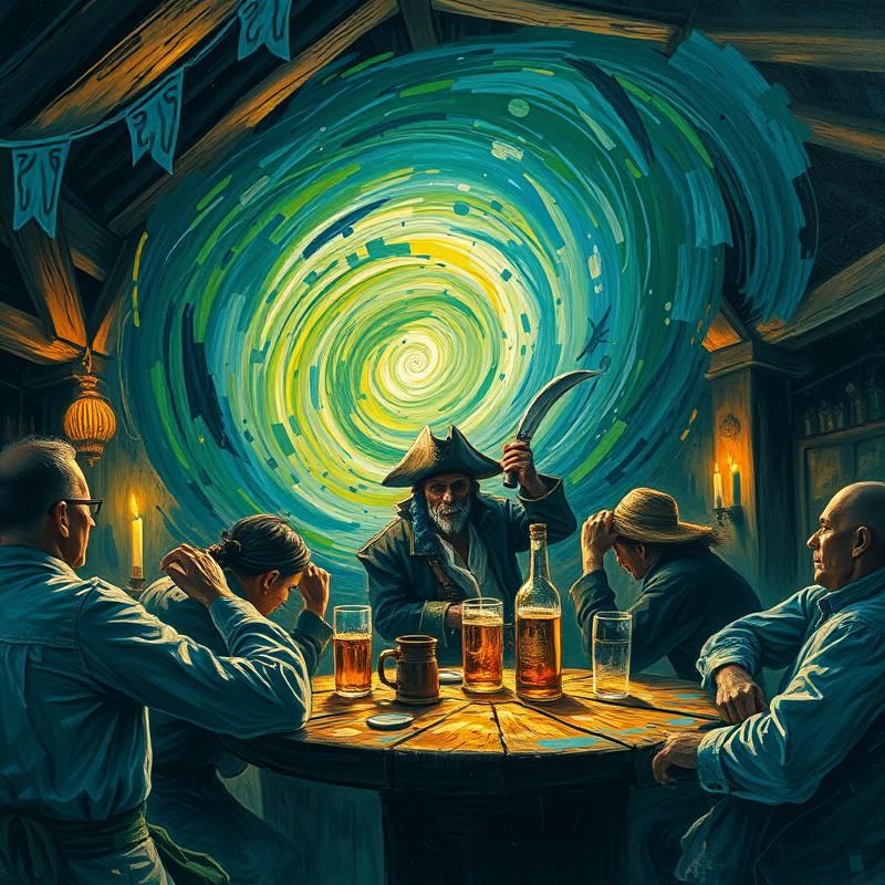abstract style AI art