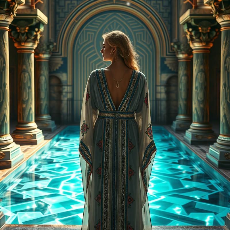 art deco style AI art