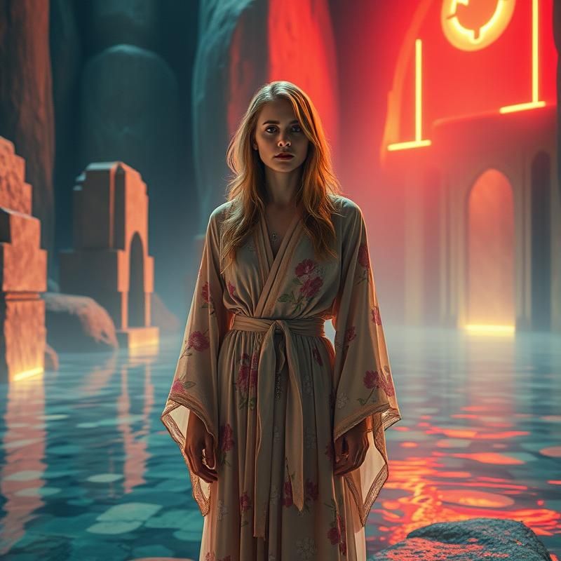vaporwave style AI art