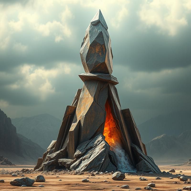 primitive style AI art