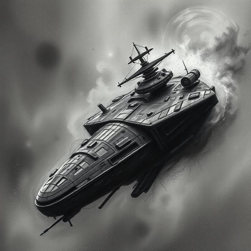 charcoal drawing style AI art