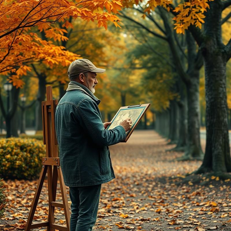 trompe l'oeil style AI art