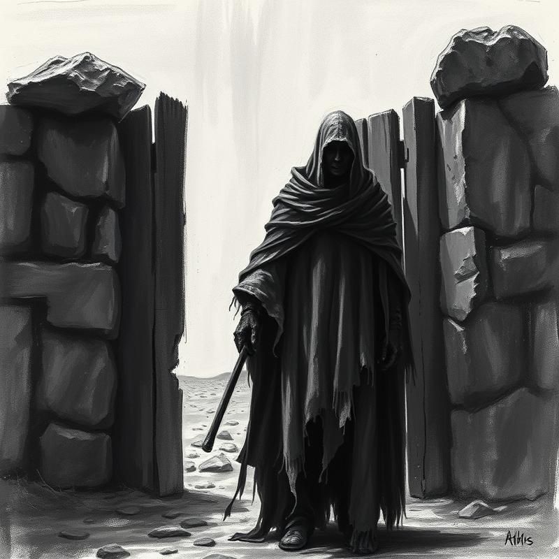 charcoal drawing style AI art