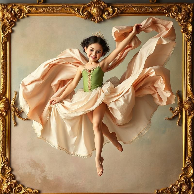 rococo style AI art