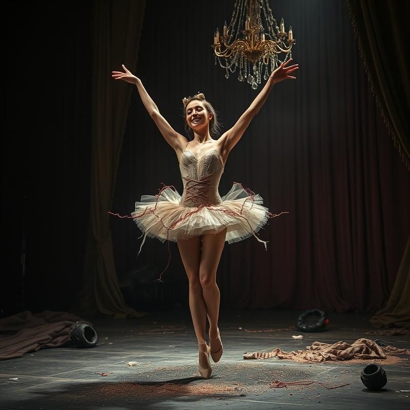 performance art style AI art