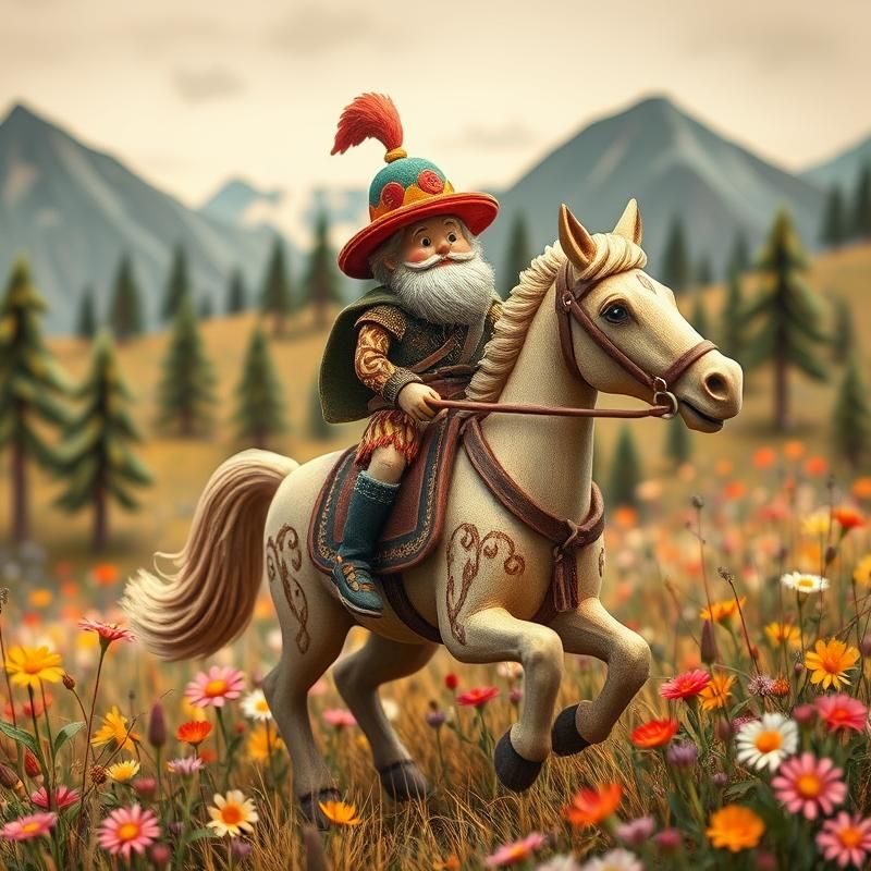 folk art style AI art