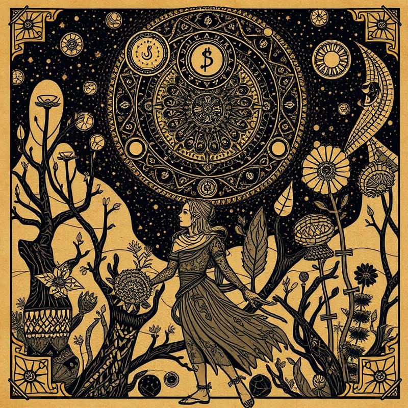 tribal style AI art