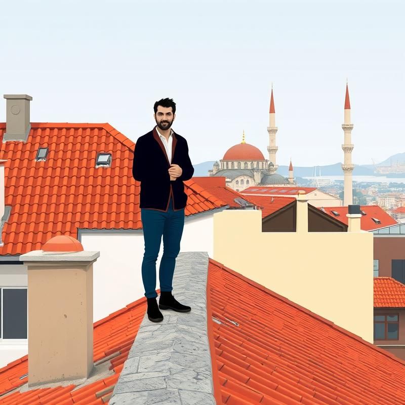 flat design style AI art