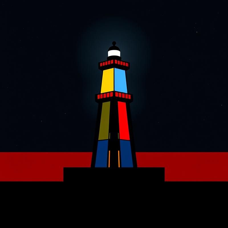 de stijl style AI art