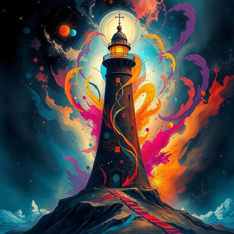 abstract style AI art