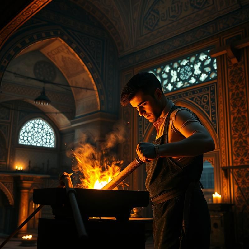 islamic art style AI art