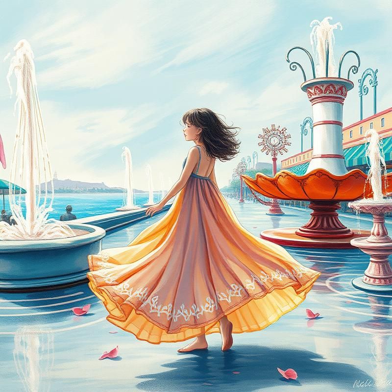 chalk art style AI art