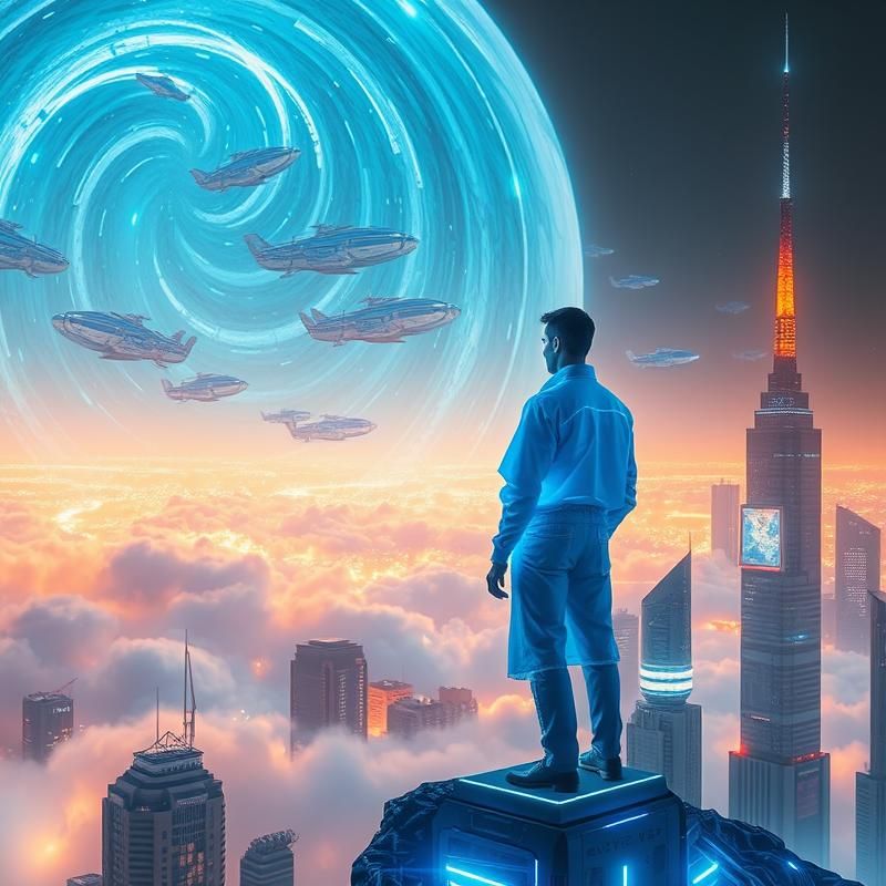 sci-fi art style AI art
