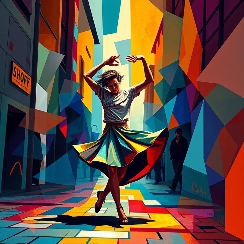 constructivist style AI art
