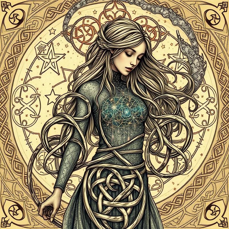 celtic style AI art