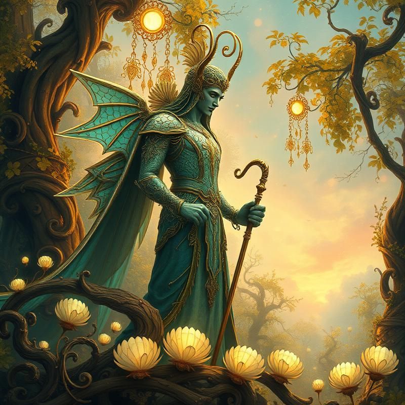 rococo style AI art