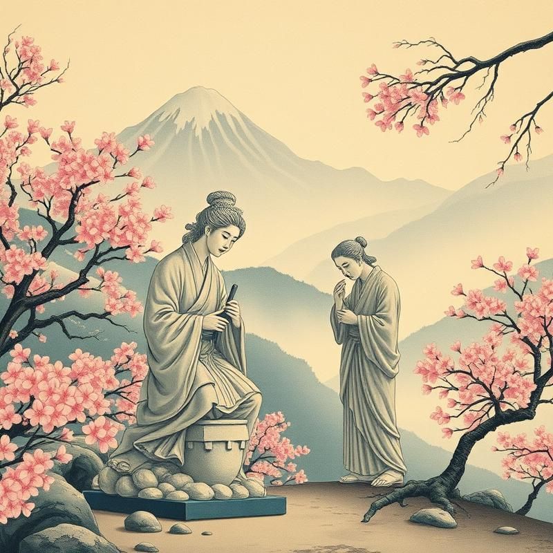 ukiyo-e style AI art