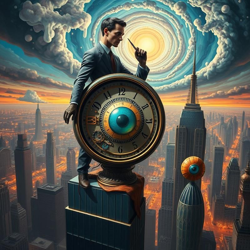 pop surrealism style AI art