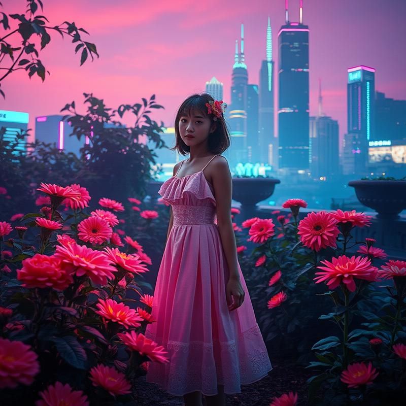 vaporwave style AI art