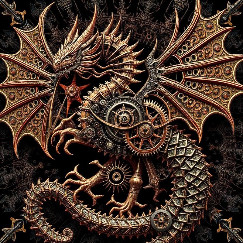 mandala style AI art