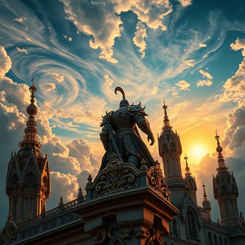 baroque style AI art