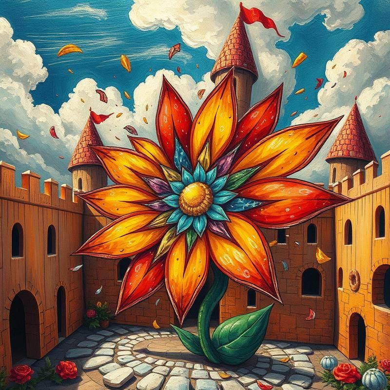 folk art style AI art