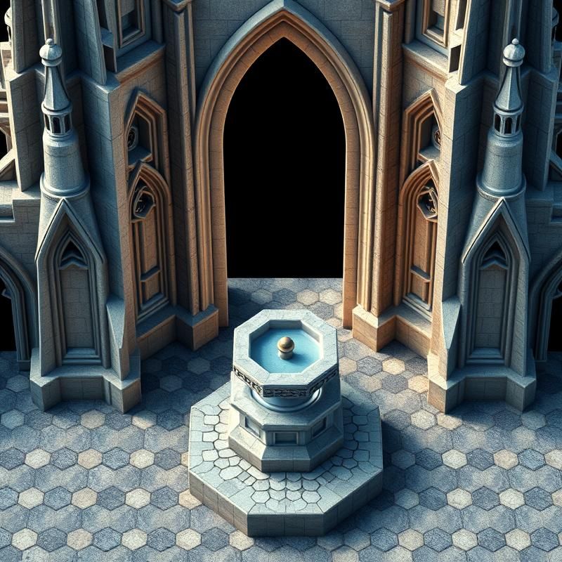 isometric style AI art