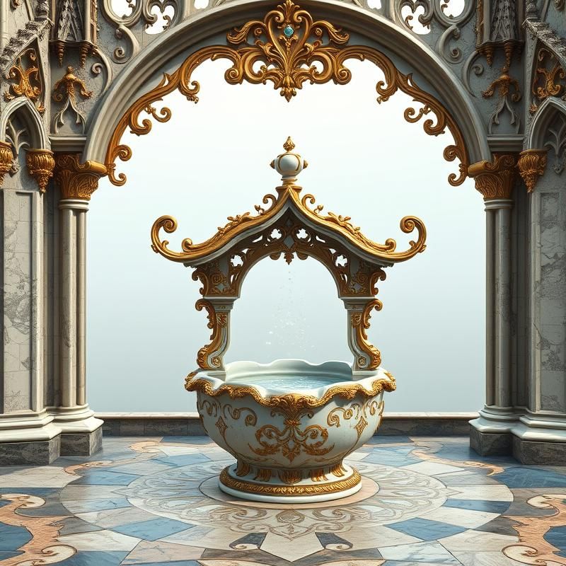 rococo style AI art
