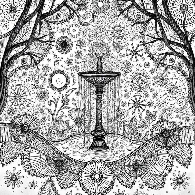 zentangle style AI art