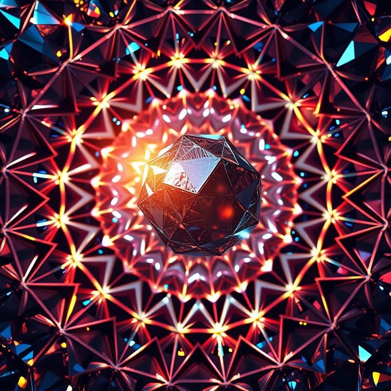 geometric style AI art