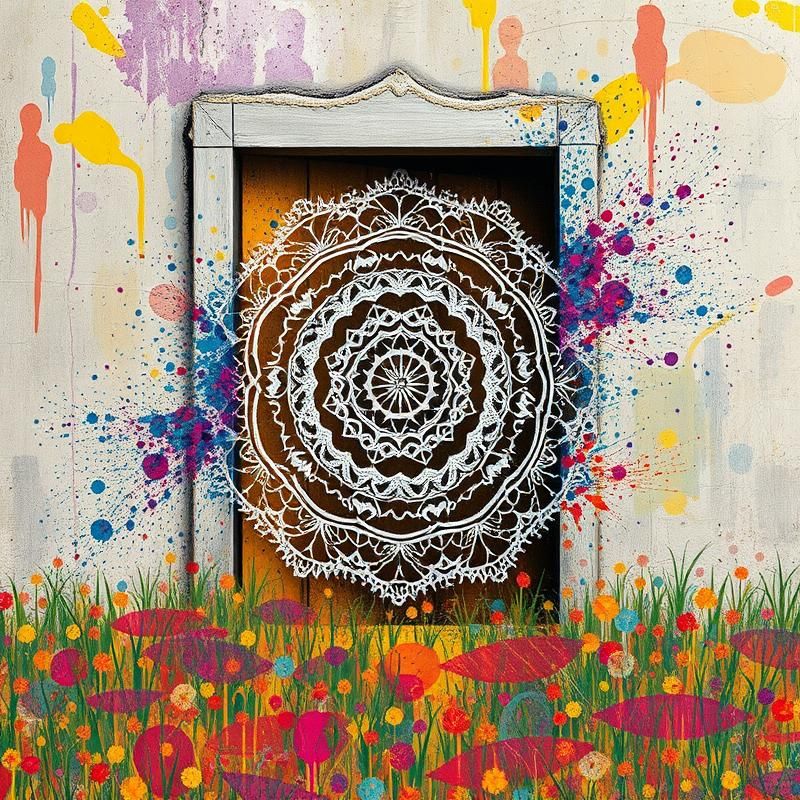 art brut style AI art